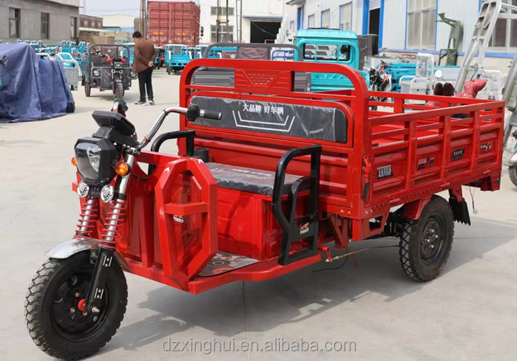 Cheaper Powerful 60V1000W Electric Tricycle volta Electric Cargo Tricycle Adult Cargo Tricycle for Sale Factory Direct Sale