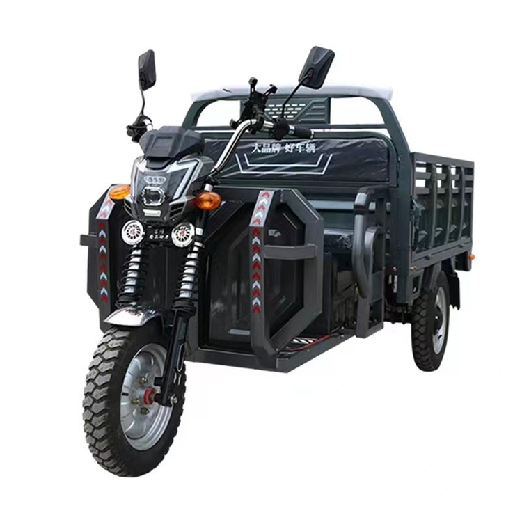 Factory direct sales 2024 new cheap 3 wheel electric cargo motorcycle tricycle for adult wholesale Open Electric Tricycles