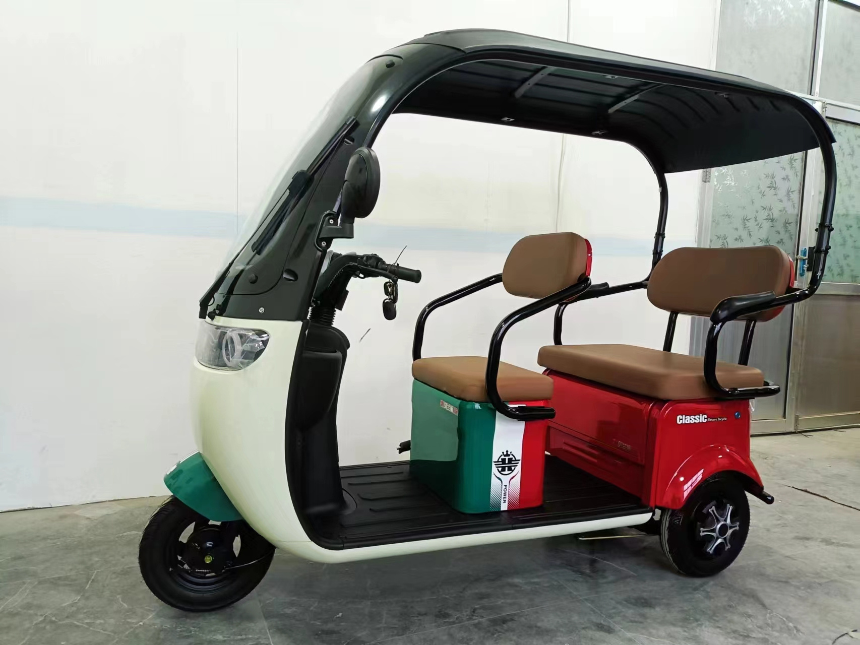 Hot Selling 500W Electric Cargo Tricycle Steel Frame with 3 Speeds 12V Battery 50km/h Max Speed CE Certified