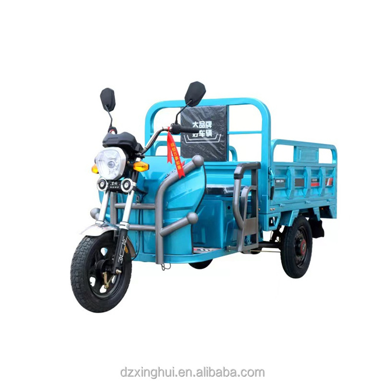 Cheaper Powerful 60V1000W Electric Tricycle volta Electric Cargo Tricycle Adult Cargo Tricycle for Sale Factory Direct Sale