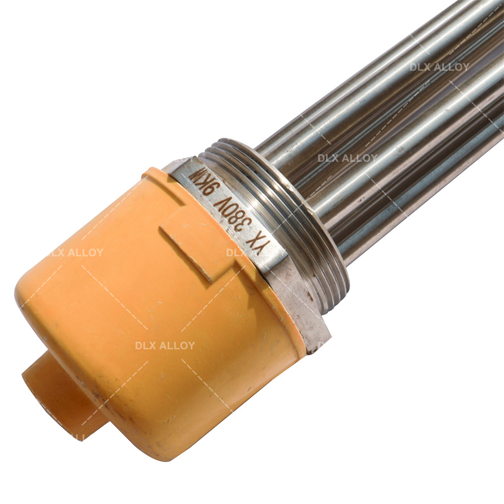 High-Accuracy 220V High Pressure Low Watts Stainless Steel Immersion Heater With Thermostat