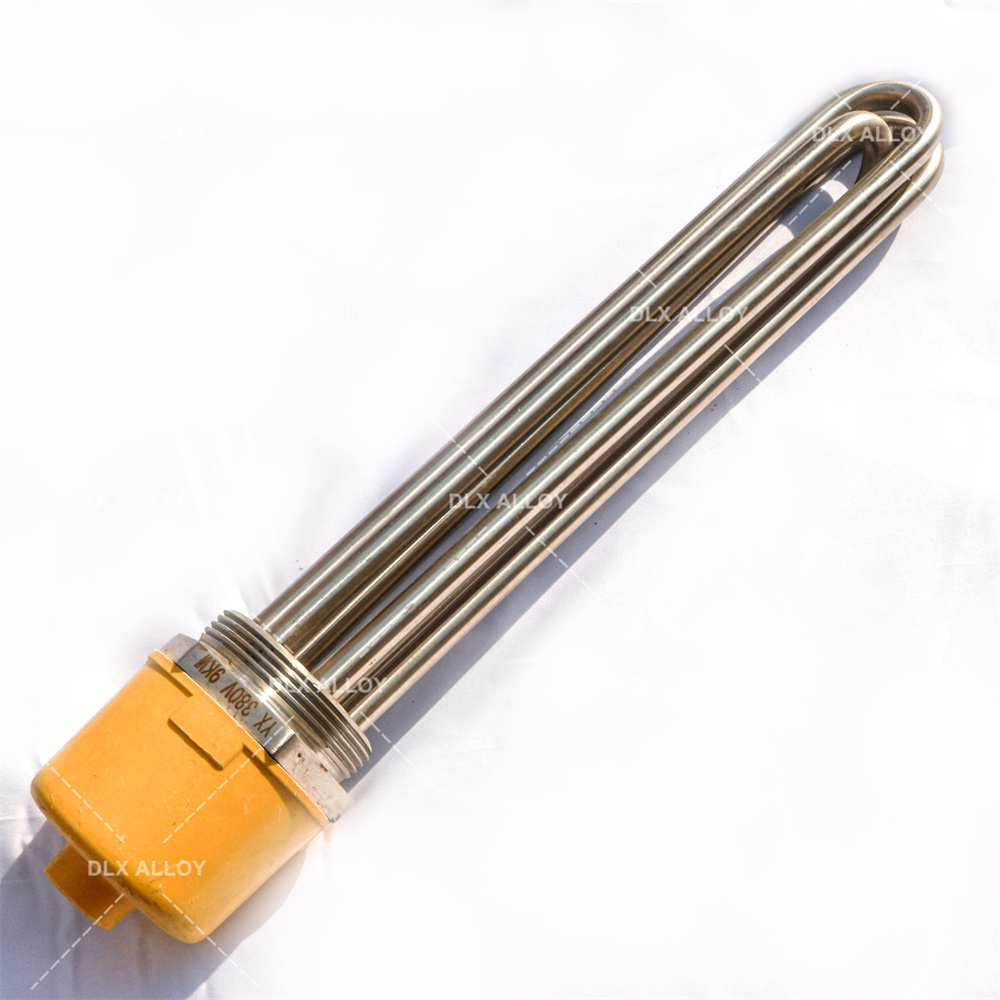 High-Accuracy 220V High Pressure Low Watts Stainless Steel Immersion Heater With Thermostat