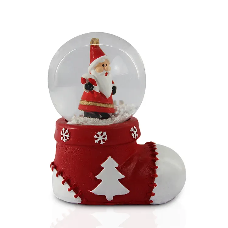 Small Batch Personalized Customization Resin Crafts Snowball Glass Snow Globe Custom Snow Globes Christmas Snow Globe