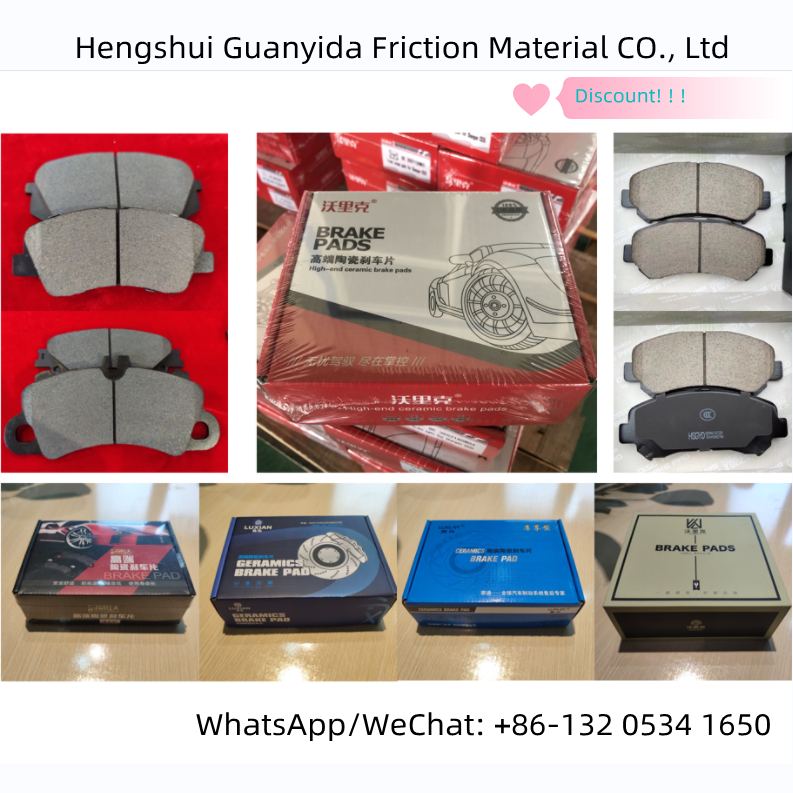 Auto spare parts front rear ceramic brake pads wholesale break pad car for Toyota Honda Nissan BMW Audi Peugeot Isuzu Hyundai