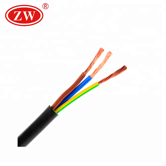 low voltage electric cable wire 2.5 mm2, 1.5mm2  copper cable 3 * 2.5 mm2