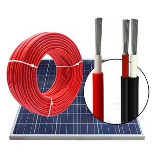 XLPE Insulated Tinned Copper Solar Wire 2.5MM 4MM 6MM 10MM 16MM PV Cable Solar DC Panel Power Cable