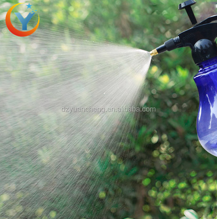 2L Pressure sprayer 1.5L plastic Manual Pump Sprayer with copper nozzle For home used spray bottle garden sprinkle