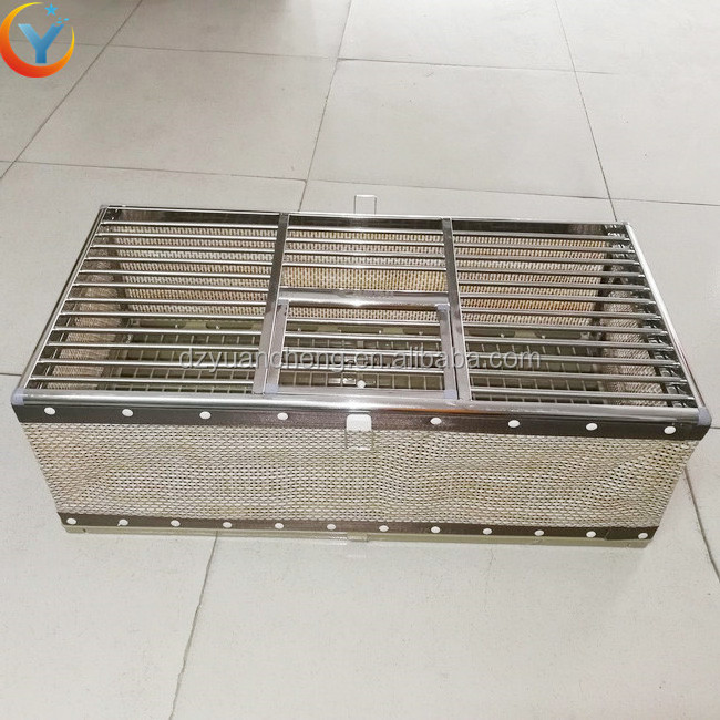 stainless steel poultry transport cage for pigeon different size