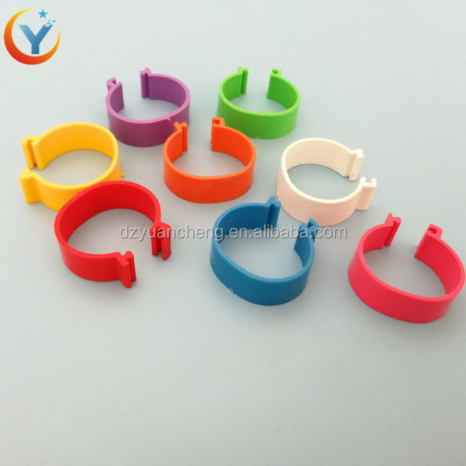 plastic cheap price chicken leg foot rings 25mm leg bands label stickers