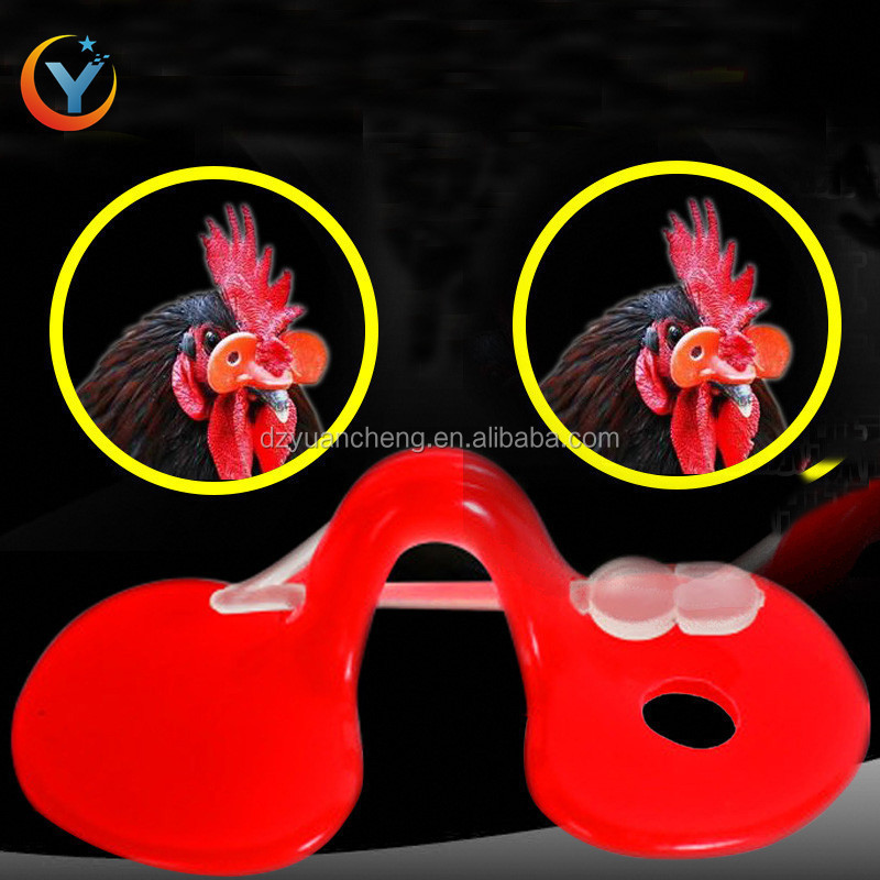 2017 HOT Sale Glasses For Chicken Plastic Chicken Eye Glasses For Stopping Chicken Fight