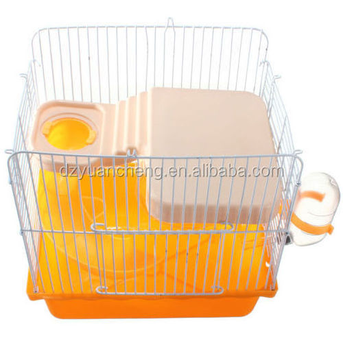 pink hamster cage accessories cheap small mouse rat pet cage for sale with drinker feeders breeding