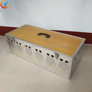 6 hole pigeon cage breeding bird metal cage transport box