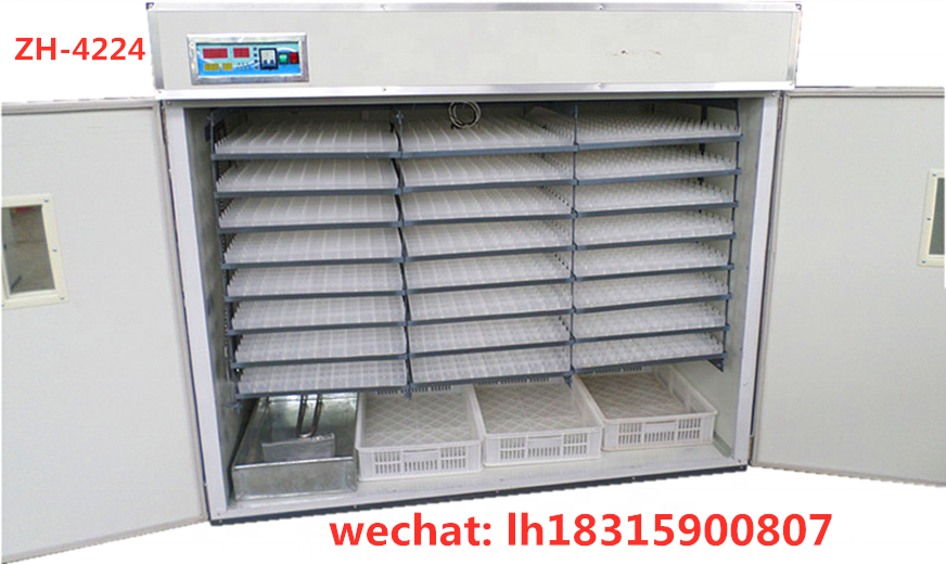 Best selling ZH-4224  commercial  incubator for hatching about 4000 chicken eggs/poultry hatcher/CE approved incubator