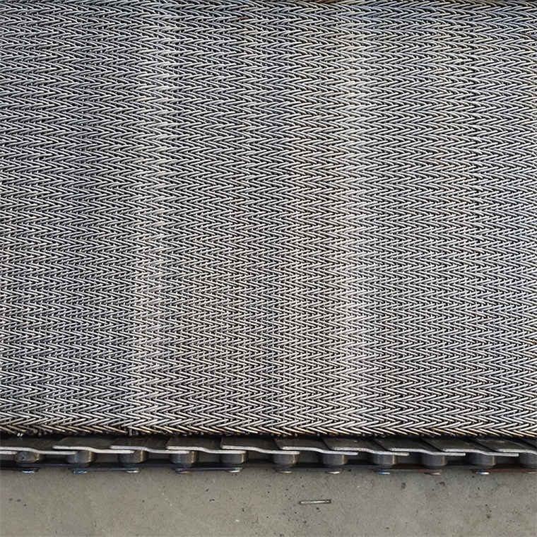 compound balanced weave belt / stainless steel mesh conveyor belt