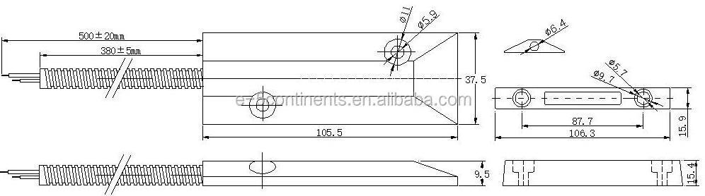 5C-55Z Metal magnetic contacts  Security door sensor