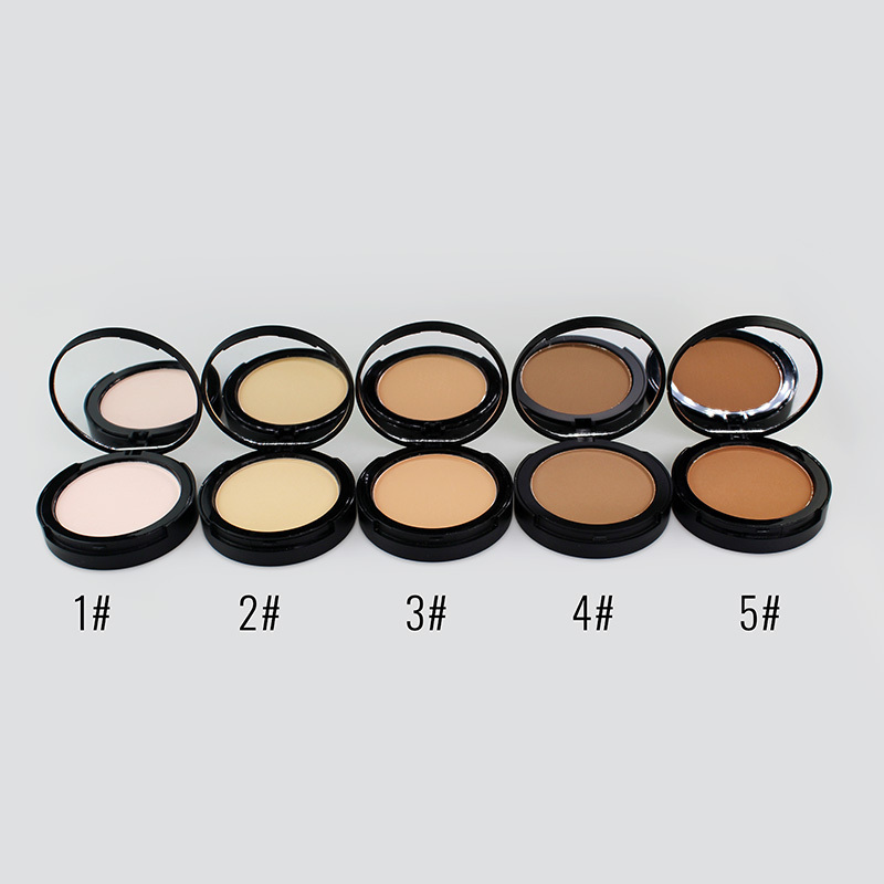 Wholesale compact powder waterproof full coverage vegan foundation pressed powder