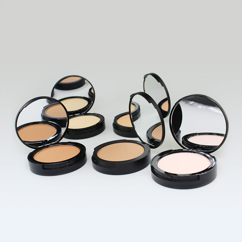 Wholesale compact powder waterproof full coverage vegan foundation pressed powder