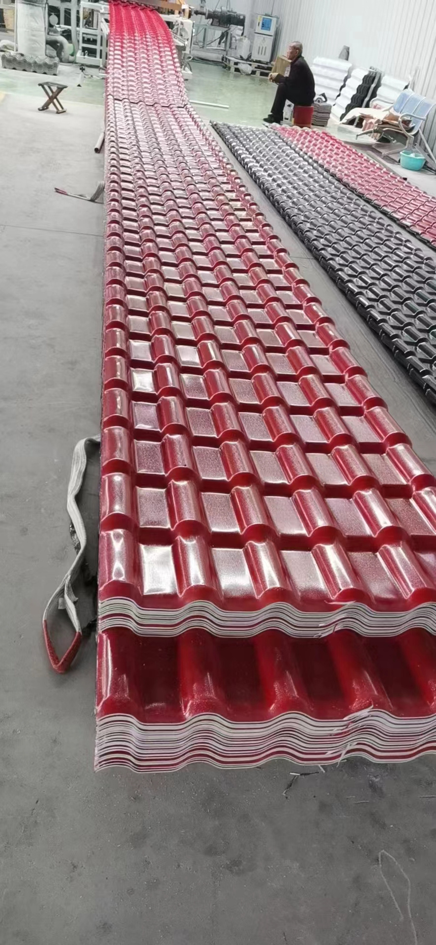 anti corrosion corrugated asa synthetic resin tiles for building