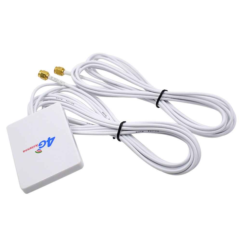 4G LTE Panel Antenna 3G 4G Router Antenna with SMA Connector with 3m cable for Huawei 3G 4G LTE Router Modem Aerial