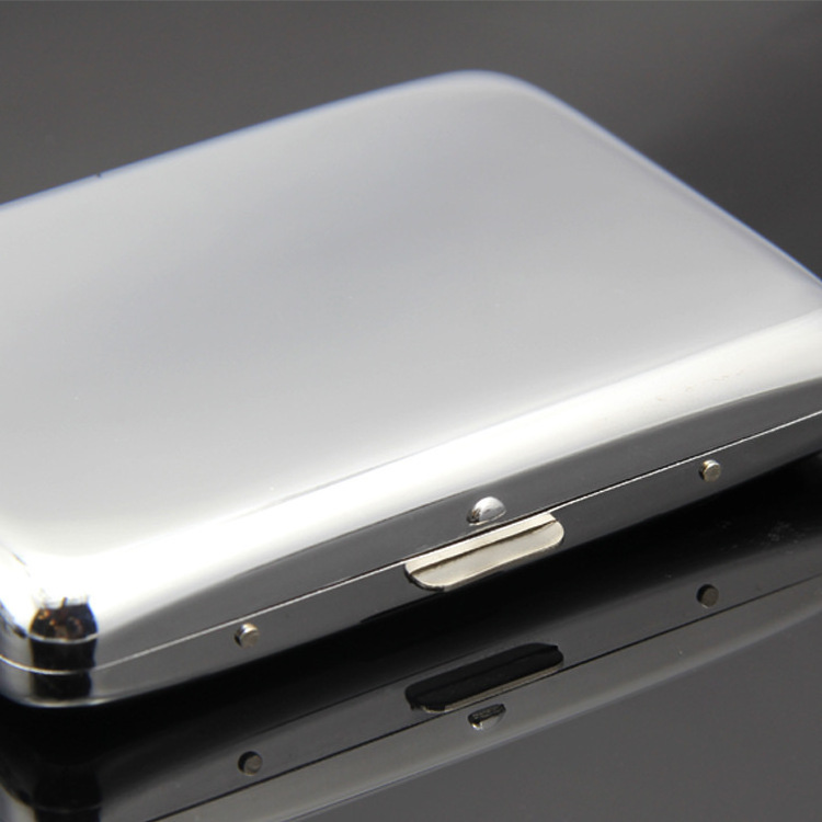 High quality 16 metal stainless steel Cigarette Box Case