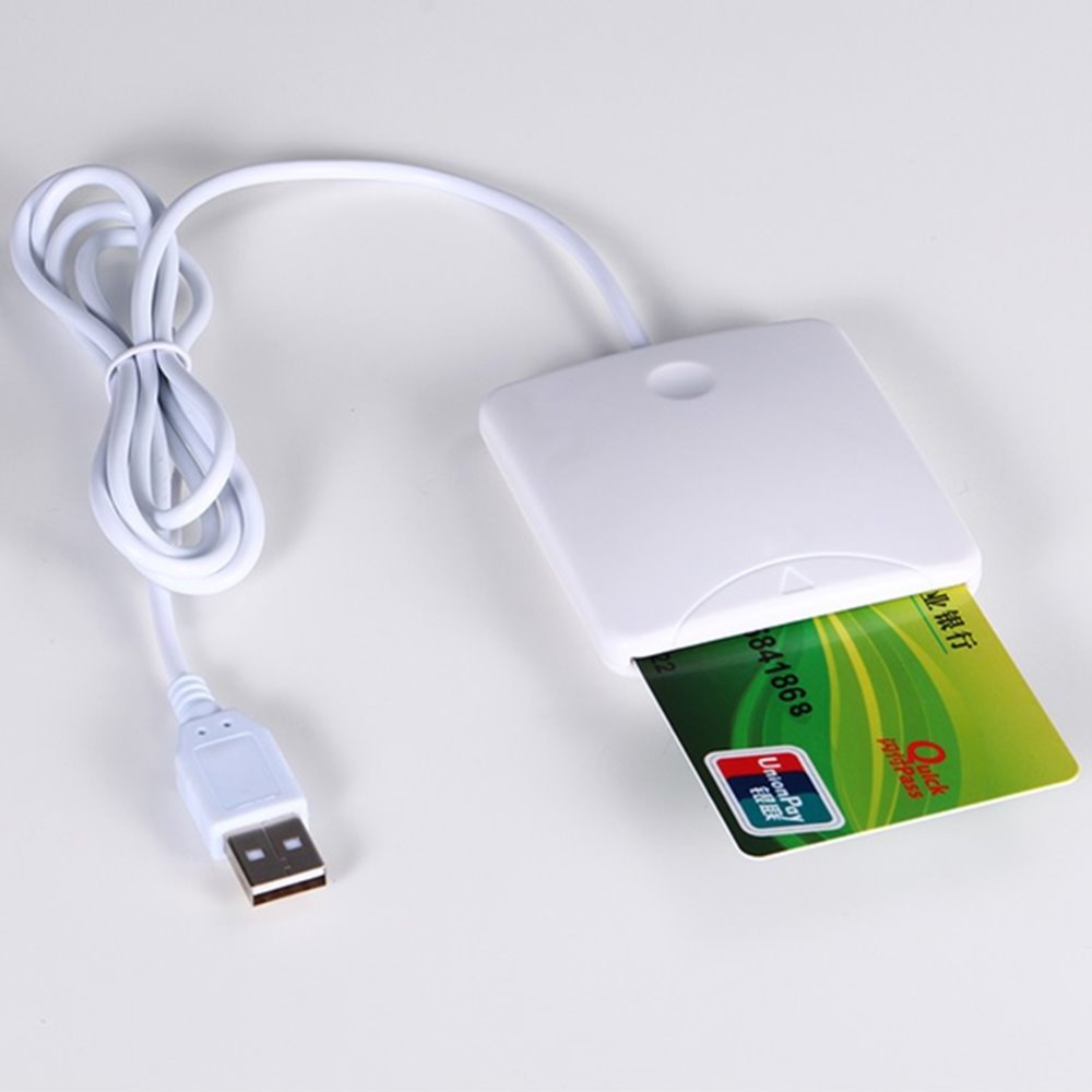 USB Contact Smart Chip Card IC Cards Reader Writer With SIM Slot For Microsoft USB-CCID driver