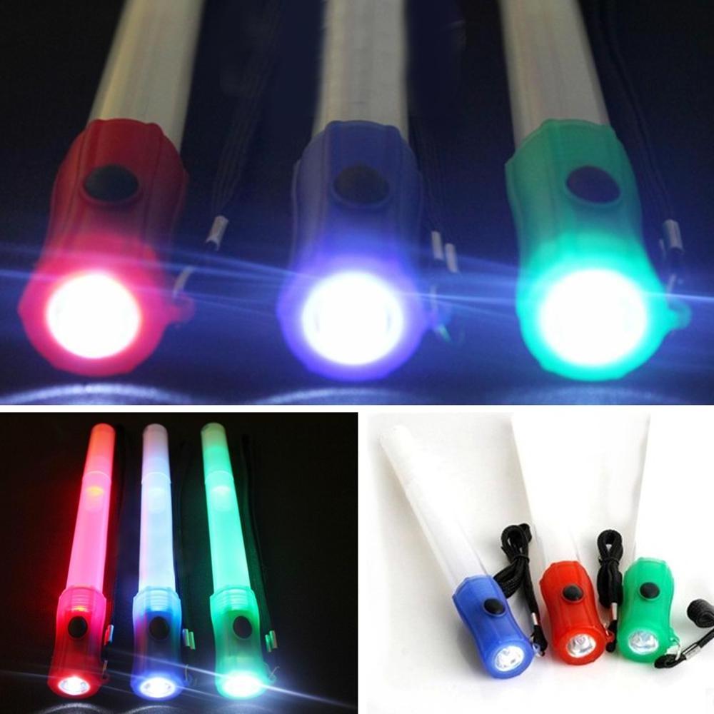 Practical Outdoor Camping Hiking Signal Bars Lights Tool Multifunction Flashlight Whistle Glow Stick Night Light LED Torch