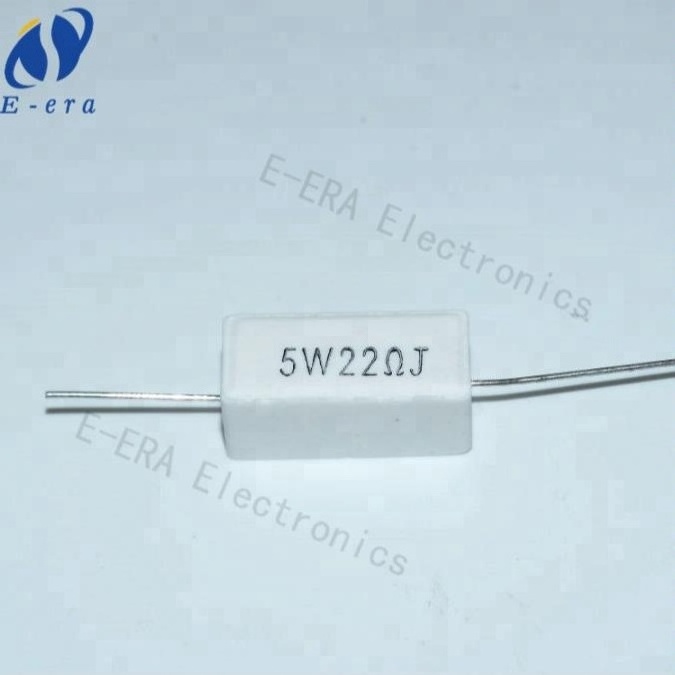 5w22 22 Ohm 22R 5% 23*10*10mm 5 watt ceramic resistors