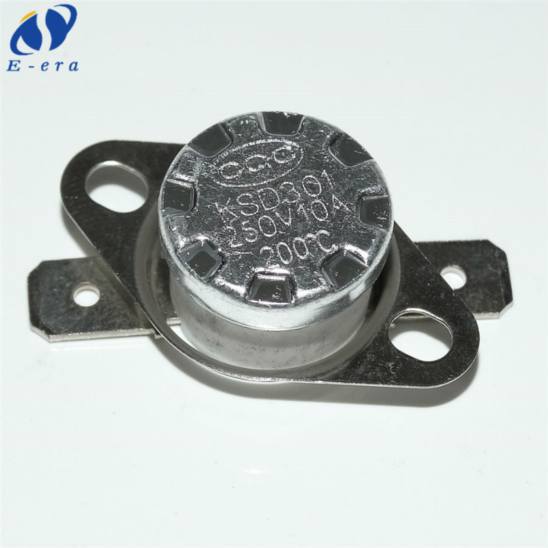 Normally Closed Ksd301 Temperature Switch 250V 10A 200C