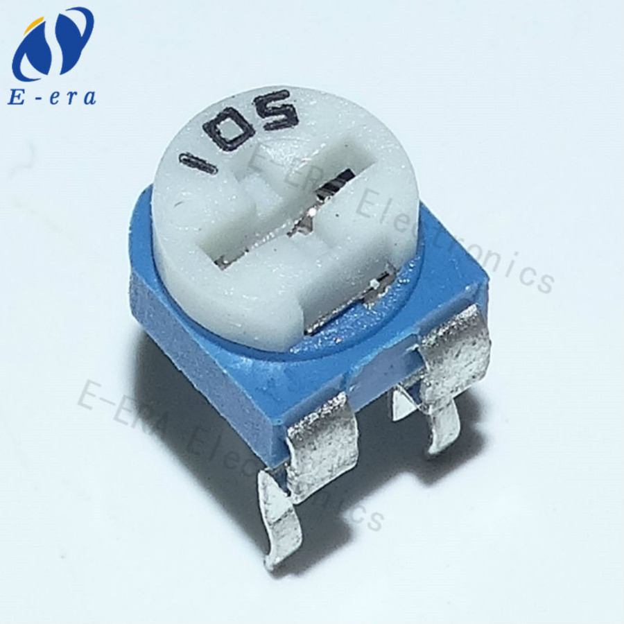 RM065 micro potentiometer blue white 105 1M