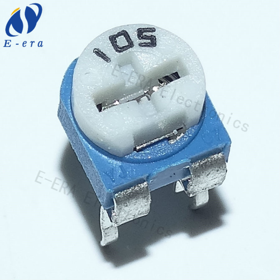 RM065 micro potentiometer blue white 105 1M