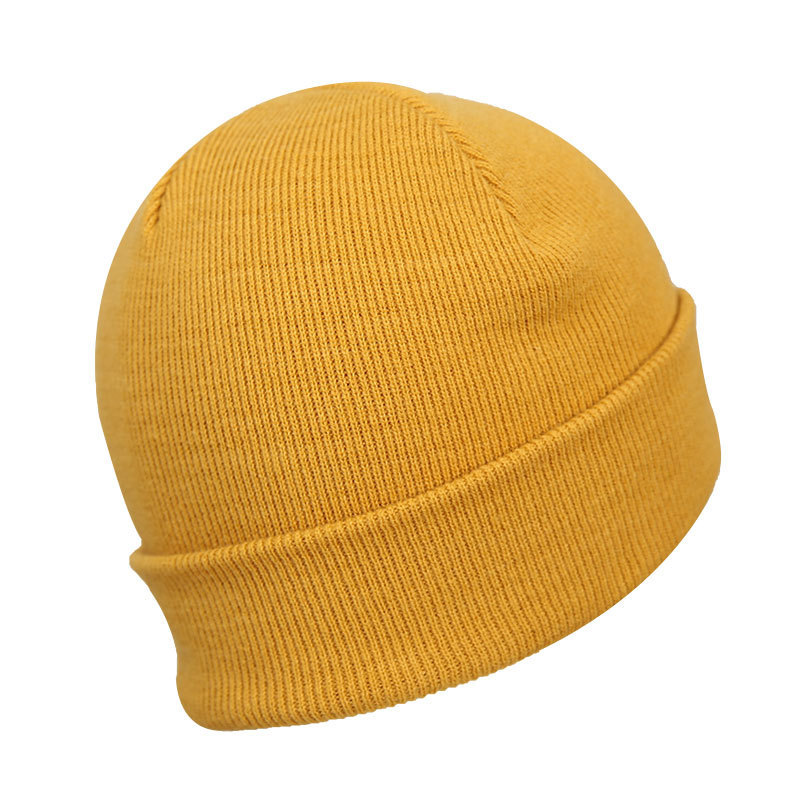 Christmas Fisherman Leather Patch Winter Hats Knitted Beanie For Men/Women