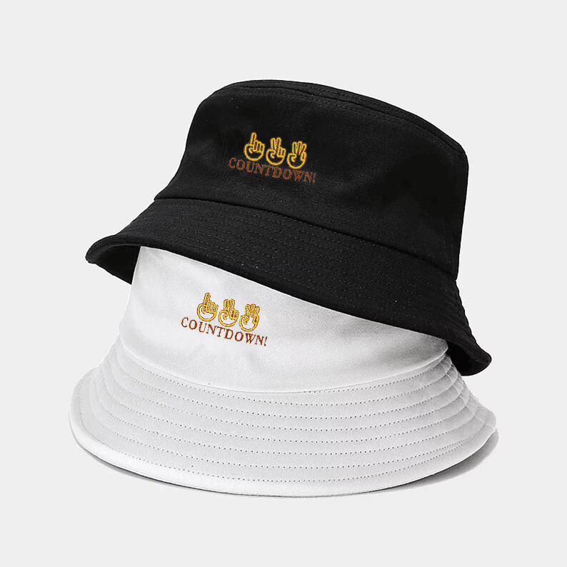 Custom Design 100% Cotton Caps Bucket Hats Your Own Logo Embroidery Bucket Hat