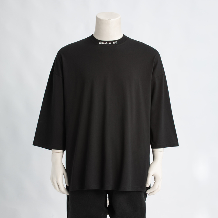 Custom Oversized Heavyweight Boxy Fit T-shirt Drop Shoulder Boxy Cropped T shirt