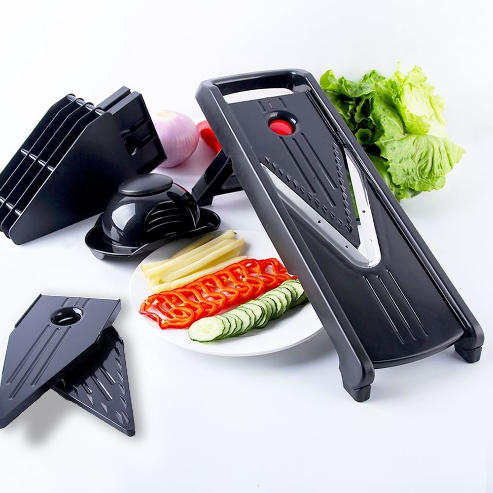 2021 Mandoline Vegetable Slicer Carrot Grater Julienne Vegetable Chopper Onion Cutter with 5 Blades Kitchen Accessories Cooking