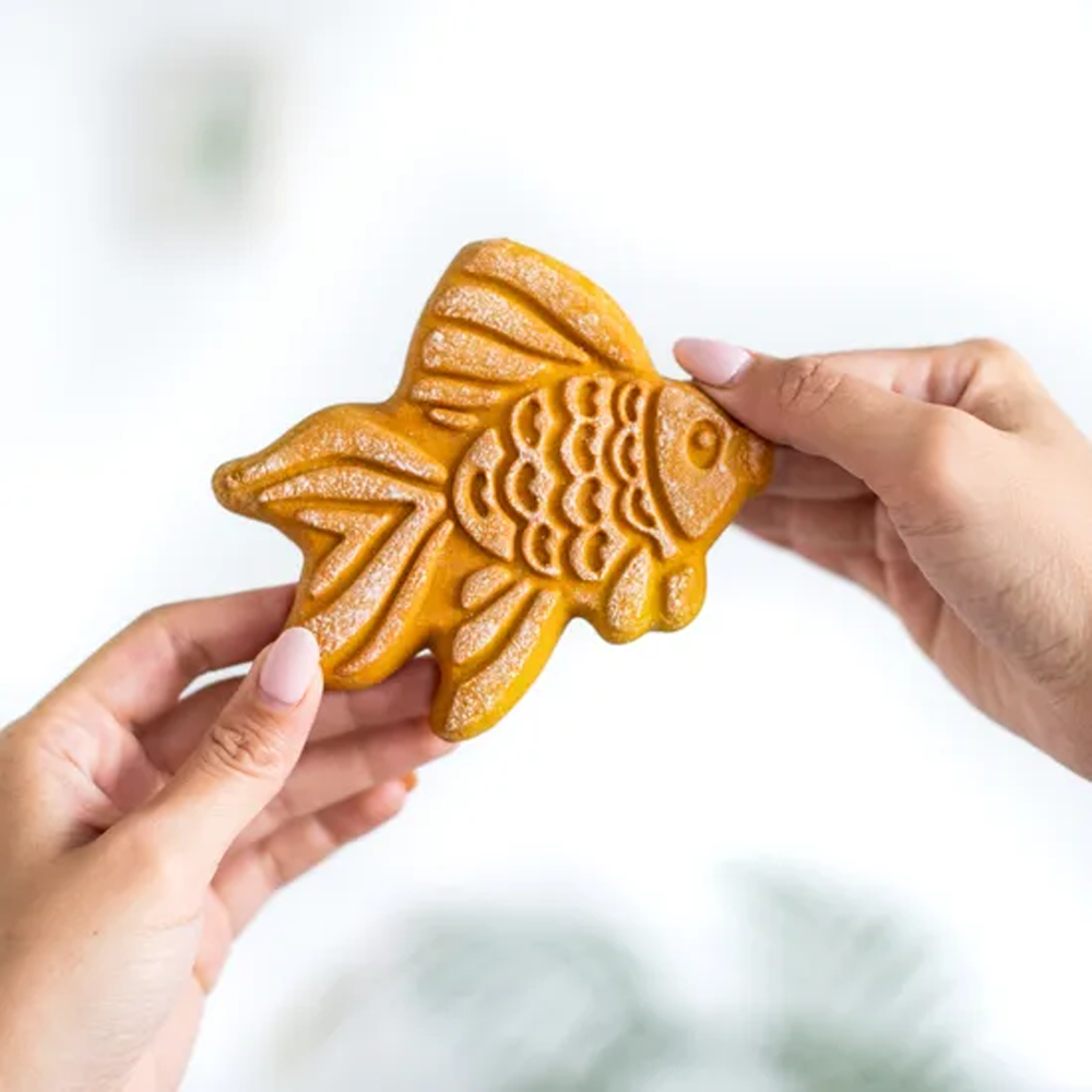 Goldfish Gingerbread Mold Cookie Cutter Embossing Mold Gingerbread Cookie Mould Biscuit Cutter 3D Wood Cookie Molds