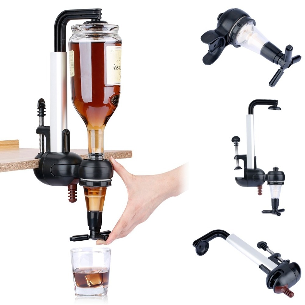 Wine Dispenser Machine Single Optic Rotary Alcohol Beverage Bar Butler Drinking Pourer Party Tool For Beer Soda Coke Fizzy Soda