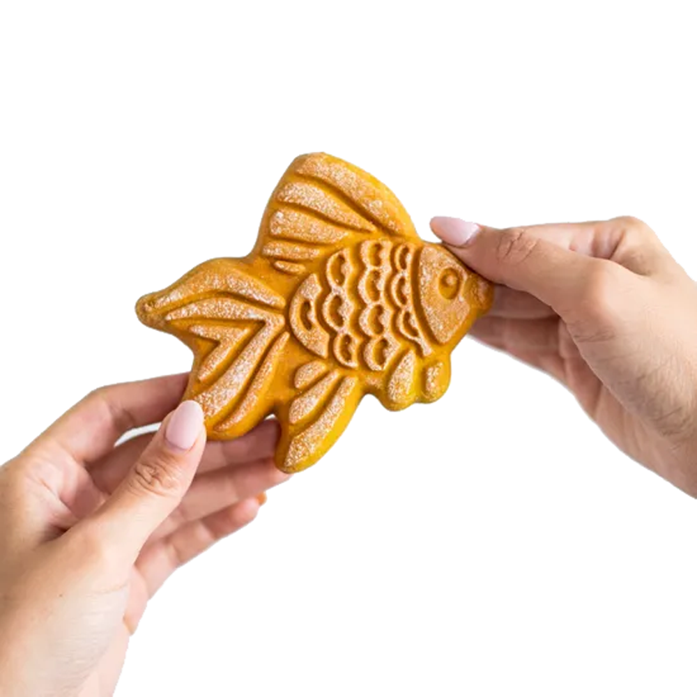 Goldfish Gingerbread Mold Cookie Cutter Embossing Mold Gingerbread Cookie Mould Biscuit Cutter 3D Wood Cookie Molds