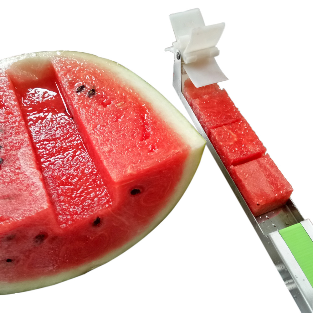 2021Watermelon Slicer Cutter Knife Windmill Watermelon Melon Tongs Corer Stainless Steel Vegetable Fruit Cubes Slicer