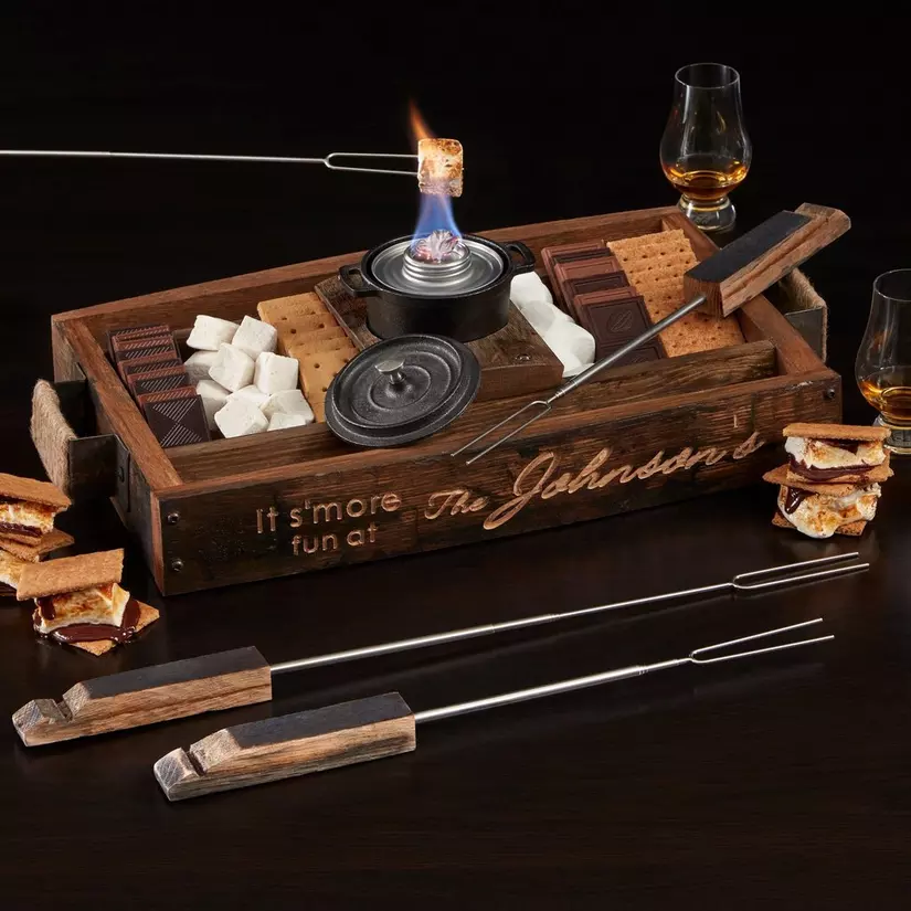 Smores Roasting Station Set smores makerstick kit roasting station custom smores serving tray