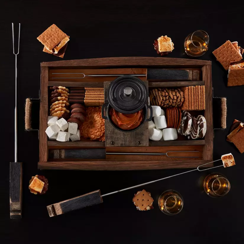 Smores Roasting Station Set smores makerstick kit roasting station custom smores serving tray