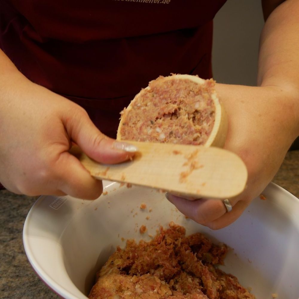 meatball maker master wooden Cape Malay Mince maker