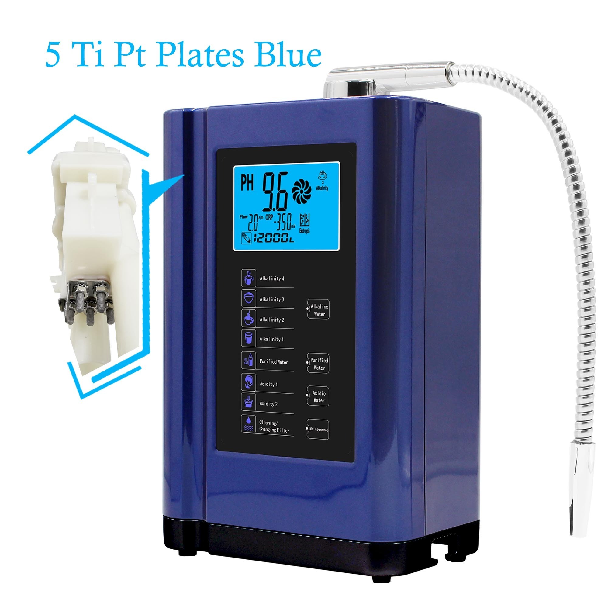 Faucet filtro de agua alkaline water ionizer kangen water generator