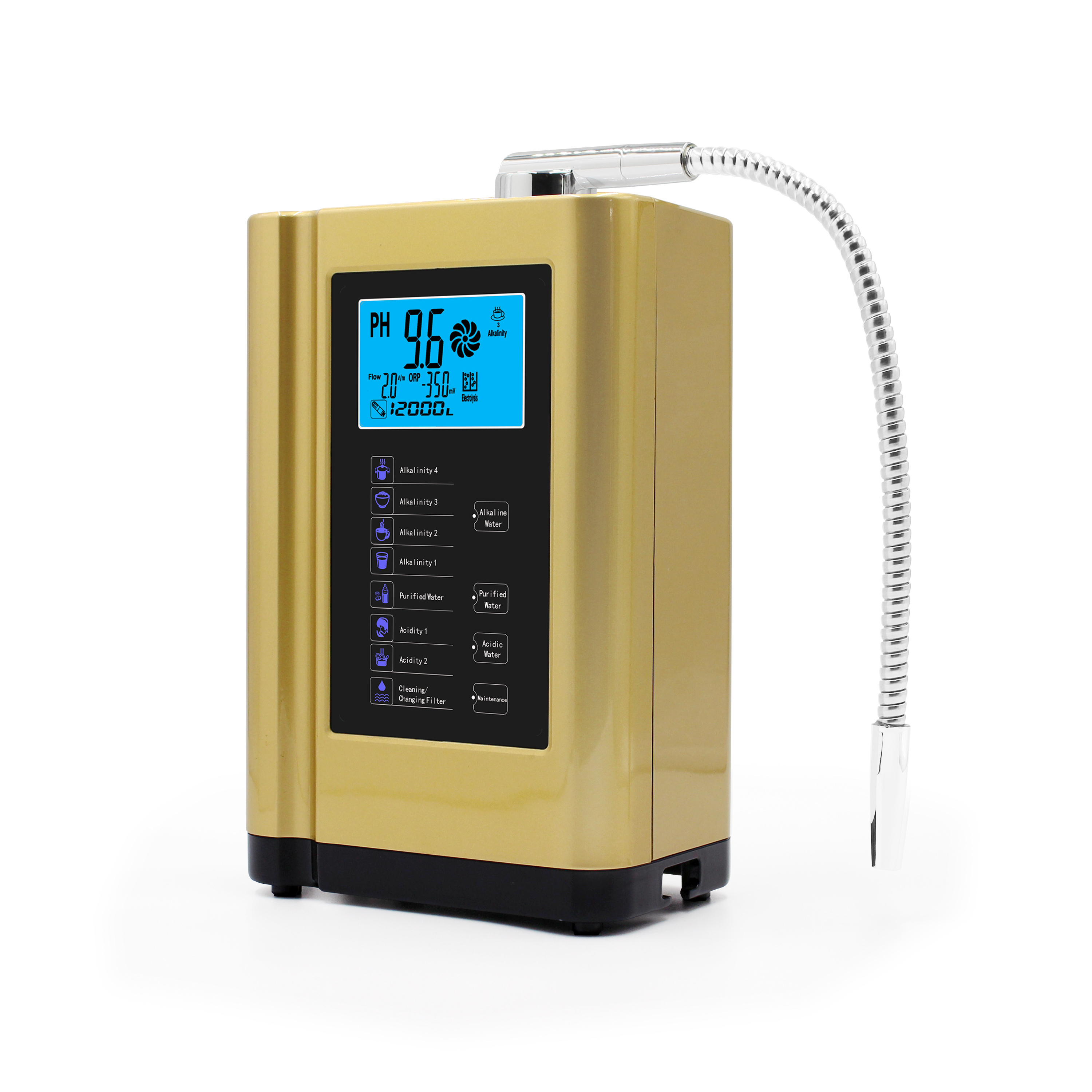 Electrolytic Alkaline & Acidic Water Ionizer EHM-729 hydrogen water generator