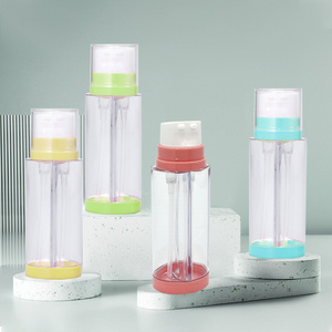 30ml+30ml /50ml+50ml Dual Chamber Airless Bottle 100ML Plastic Twin Chamber Lotion Bottle