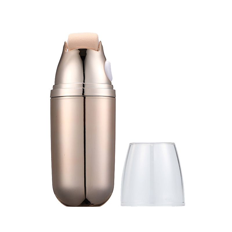 Luxury Cosmetic Liquid Foundation Lotion Serum Container 20ml Refillable Foundation Bottle with Roller