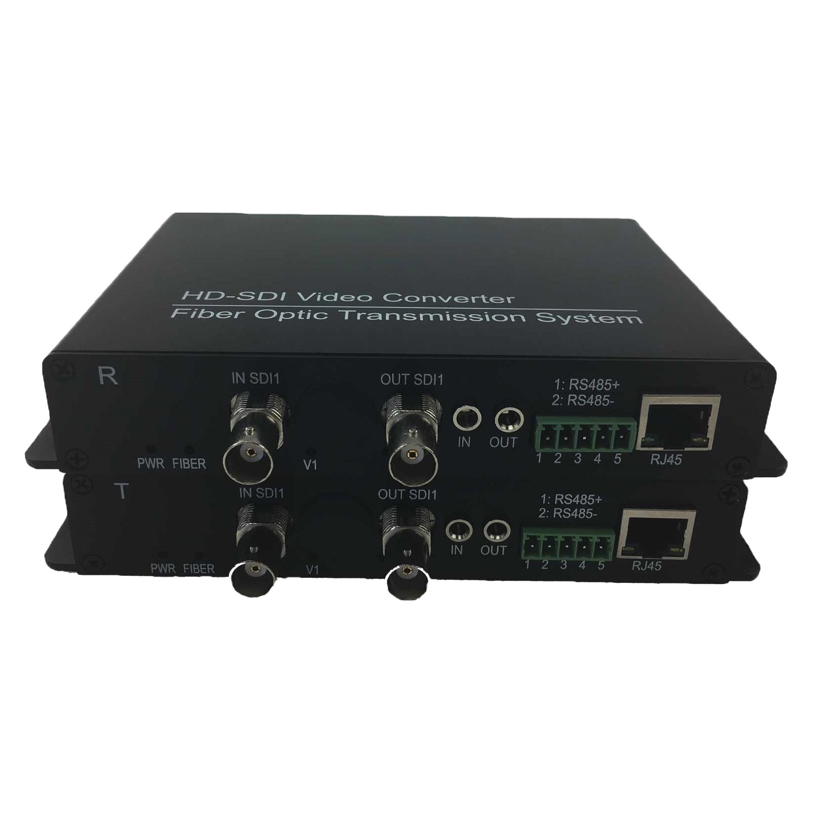 2Ch HD-SDI Video + 1Ch 10/100M Ethernet Single Mode Fiber HD-SDI Fiber Converter