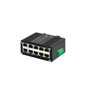 Mini 10 Port Gigabit PoE Switch 8 Port 10/100/1000T 802.3at To 2-Port 10/100/1000T Compact Ethernet Switch