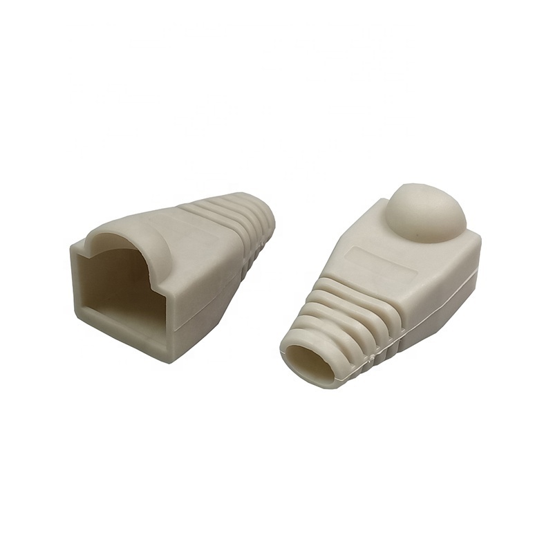 RJ45 relief Cap Protective Cover 9 colors RJ45 Ethernet Network Cable Cap Strain Relief Boot RJ45 Boot Cap