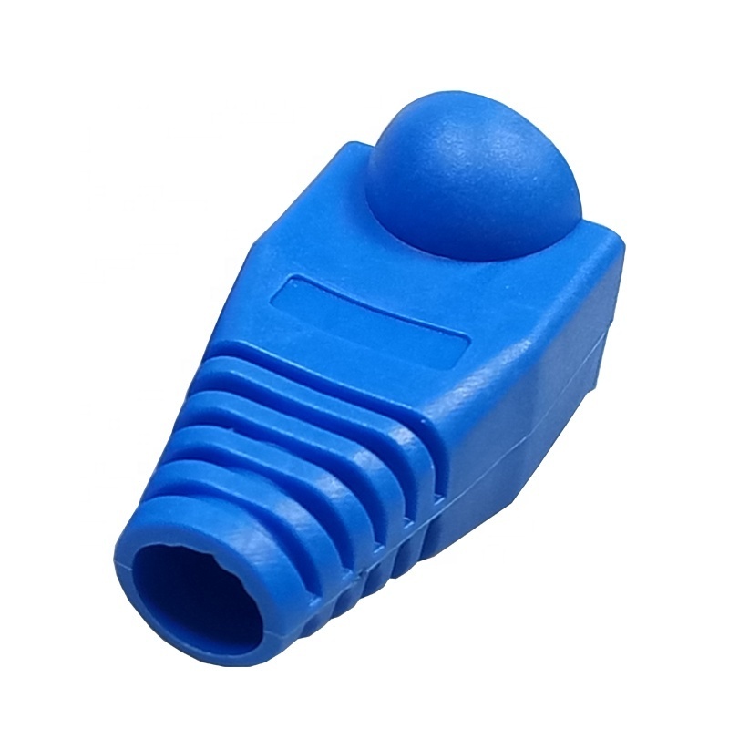 RJ45 relief Cap Protective Cover 9 colors RJ45 Ethernet Network Cable Cap Strain Relief Boot RJ45 Boot Cap