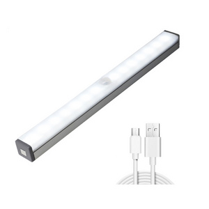 smart stick on wireless motion sensor stair cabinet slim bar rechargeable strip closet cabinet makeup activated night light